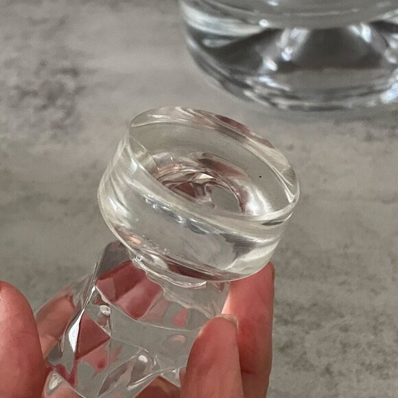 NWOB Nude Shade Whisky Decanter Skull Shaped Stopper Lead Free Crystal 42oz - Picture 9 of 13